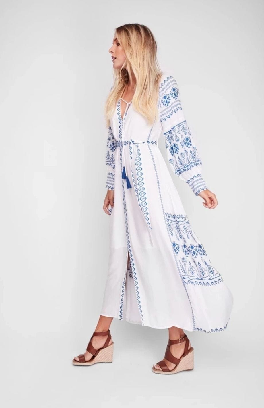 Robe En Lin Bohème Chic | Reine Rustique