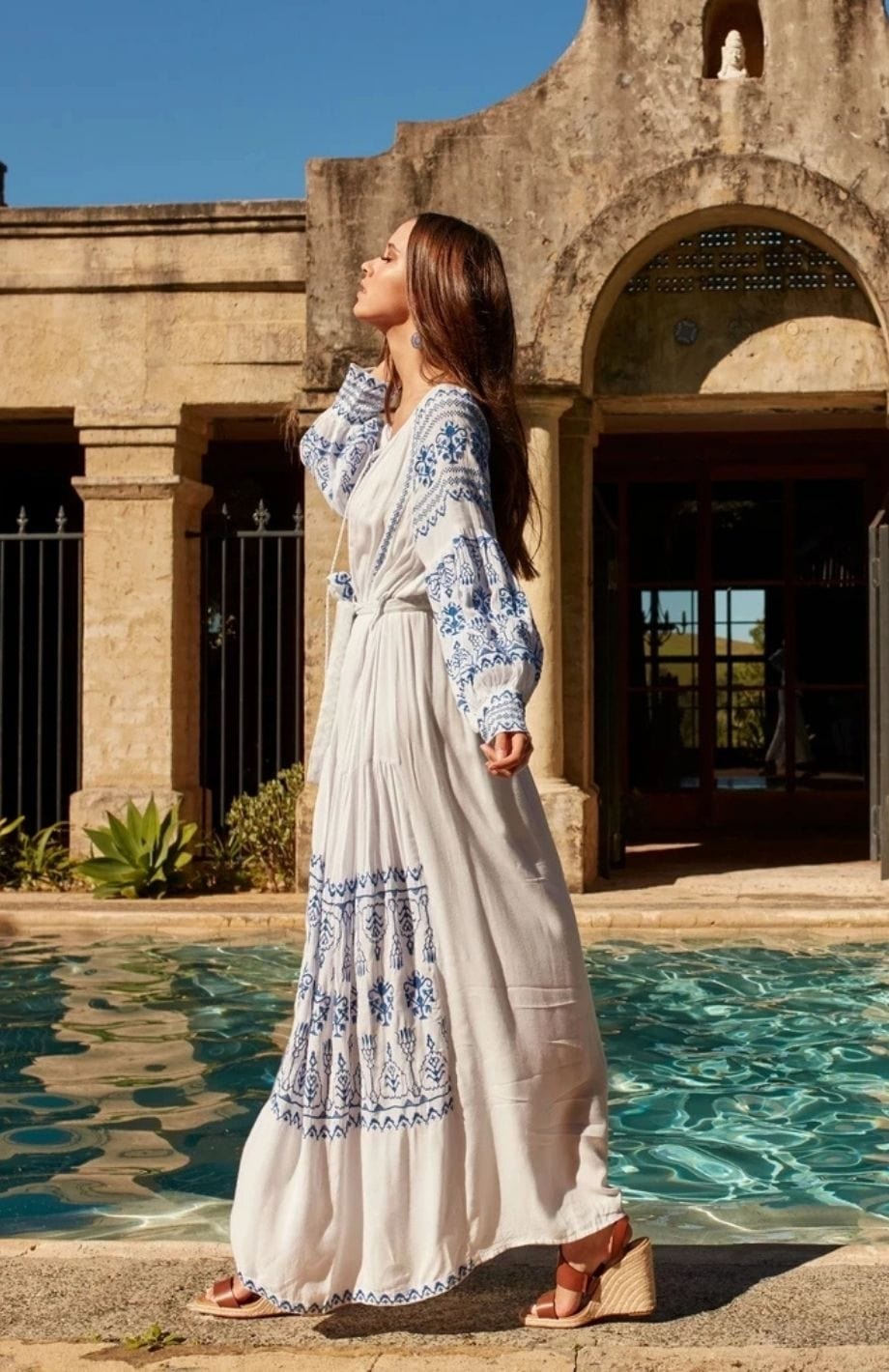 Robe En Lin Bohème Chic | Reine Rustique