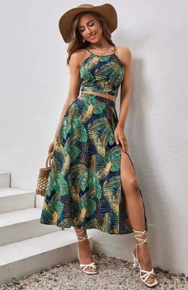 Robe Femme Thème Champêtre VERT / S