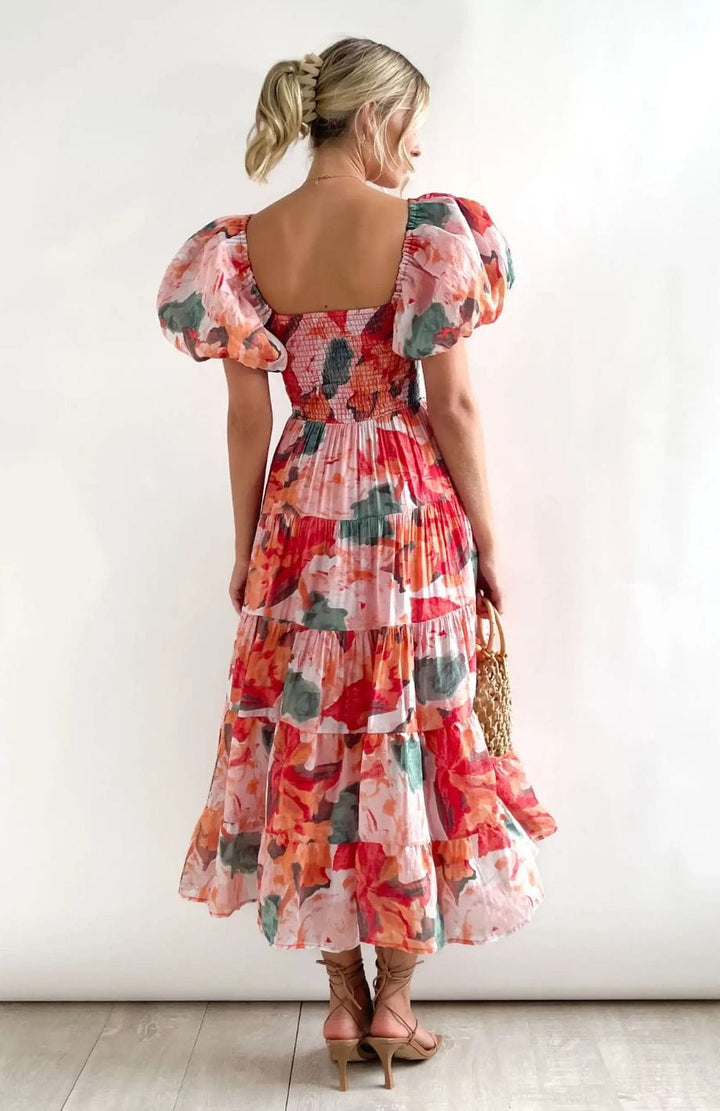 Robe Fleurie Pour Mariage Champêtre | Reine Rustique