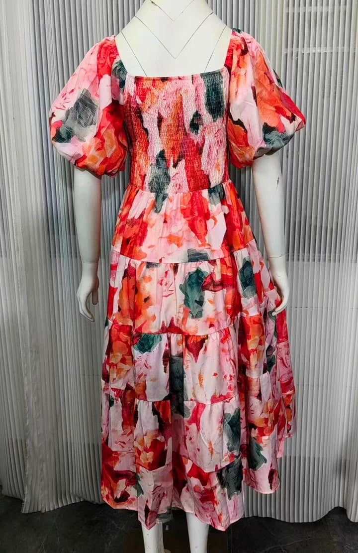 Robe Fleurie Pour Mariage Champêtre | Reine Rustique