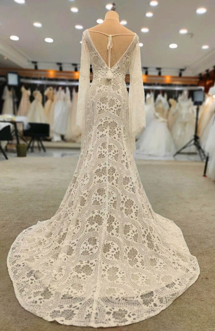 Robe Ivoire Bohème | Reine Rustique
