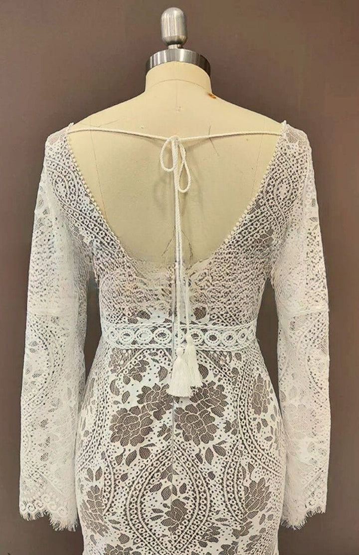 Robe Ivoire Bohème | Reine Rustique