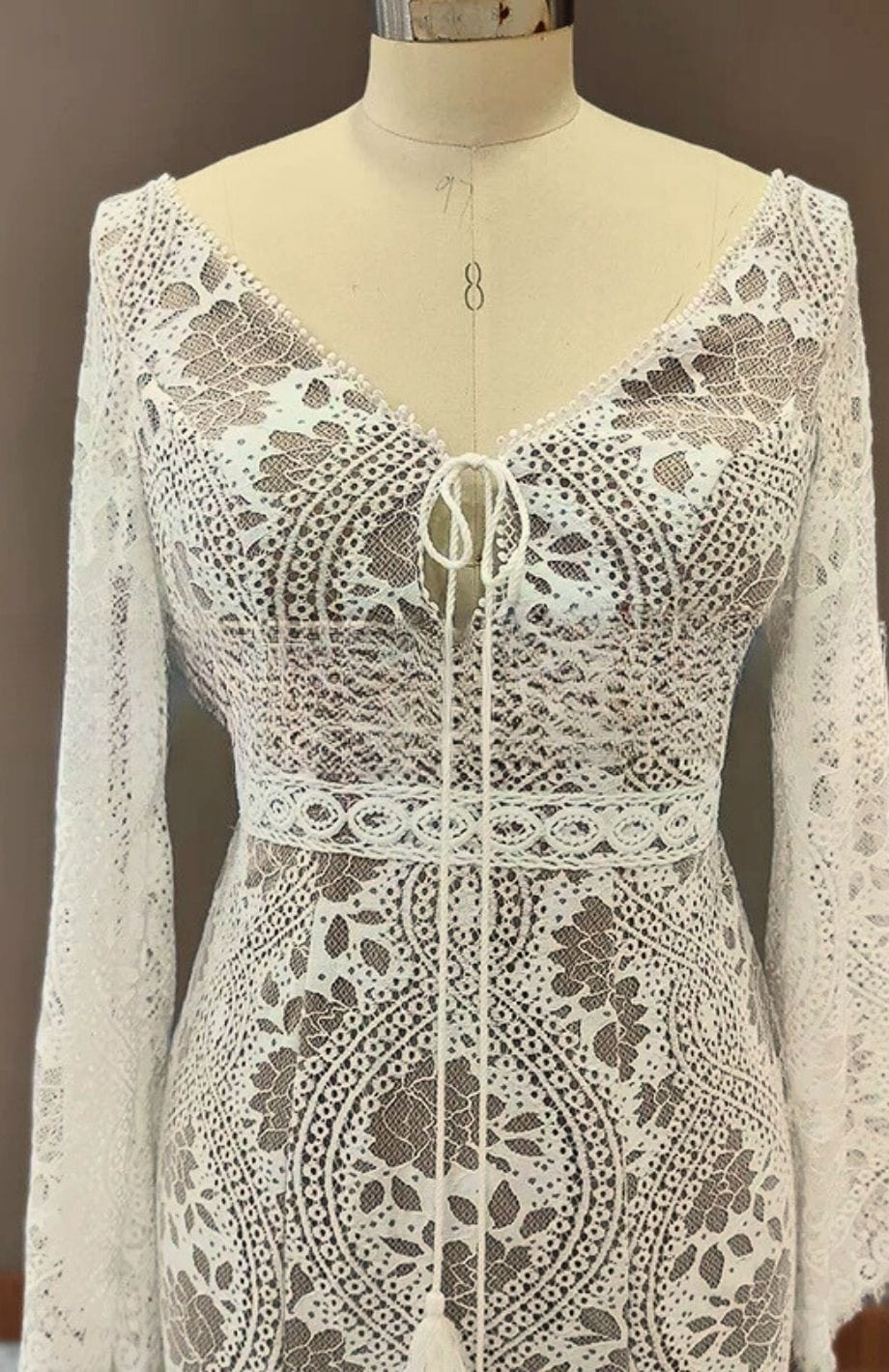 Robe Ivoire Bohème | Reine Rustique