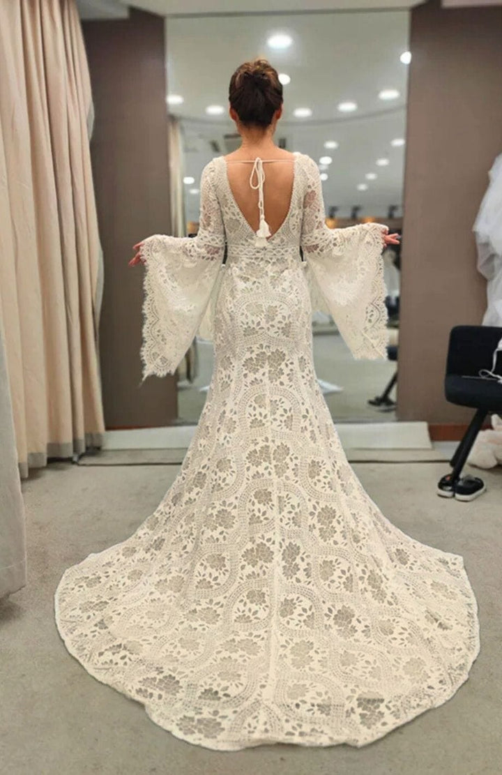 Robe Ivoire Bohème | Reine Rustique
