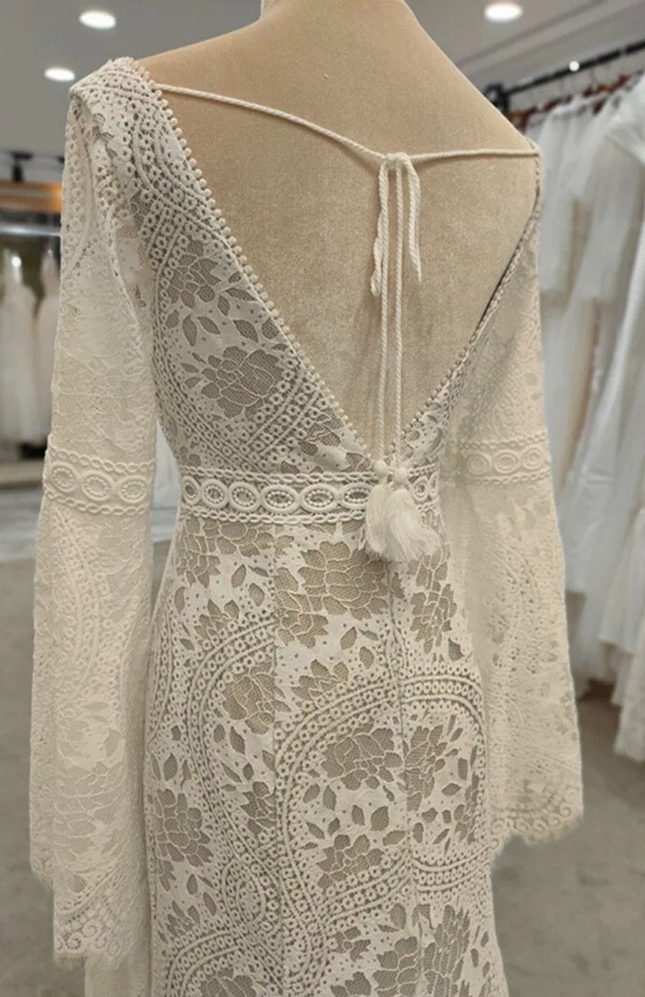 Robe Ivoire Bohème | Reine Rustique