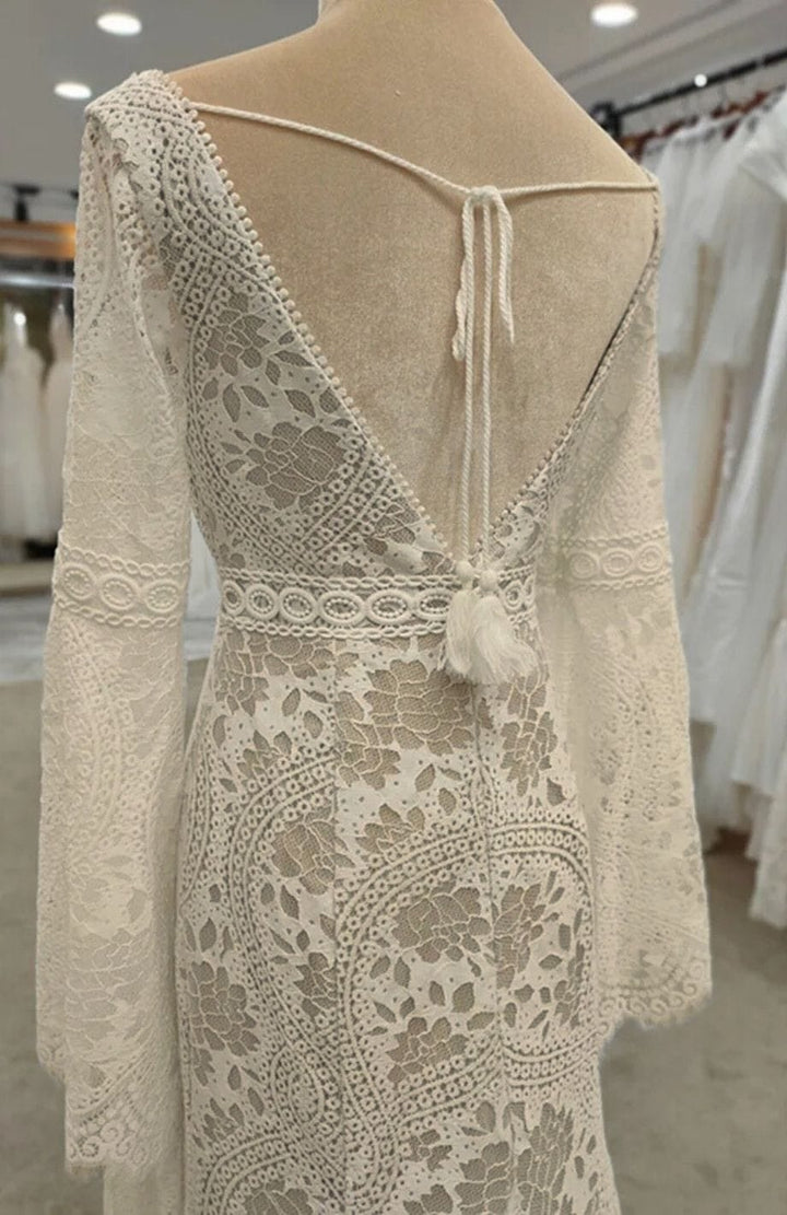 Robe Ivoire Bohème | Reine Rustique