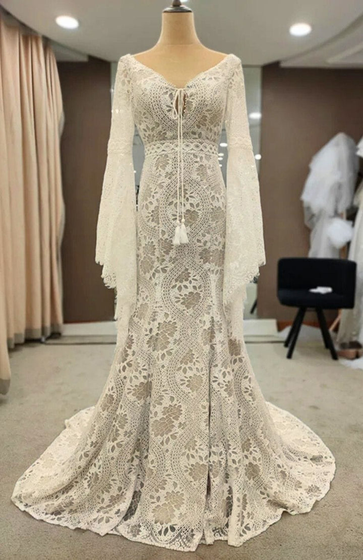 Robe Ivoire Bohème | Reine Rustique