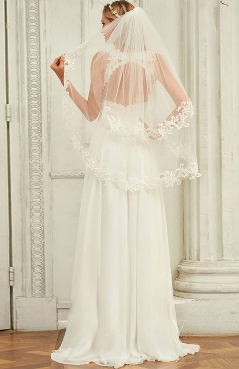 Robe Longue Blanche Champêtre | Reine Rustique