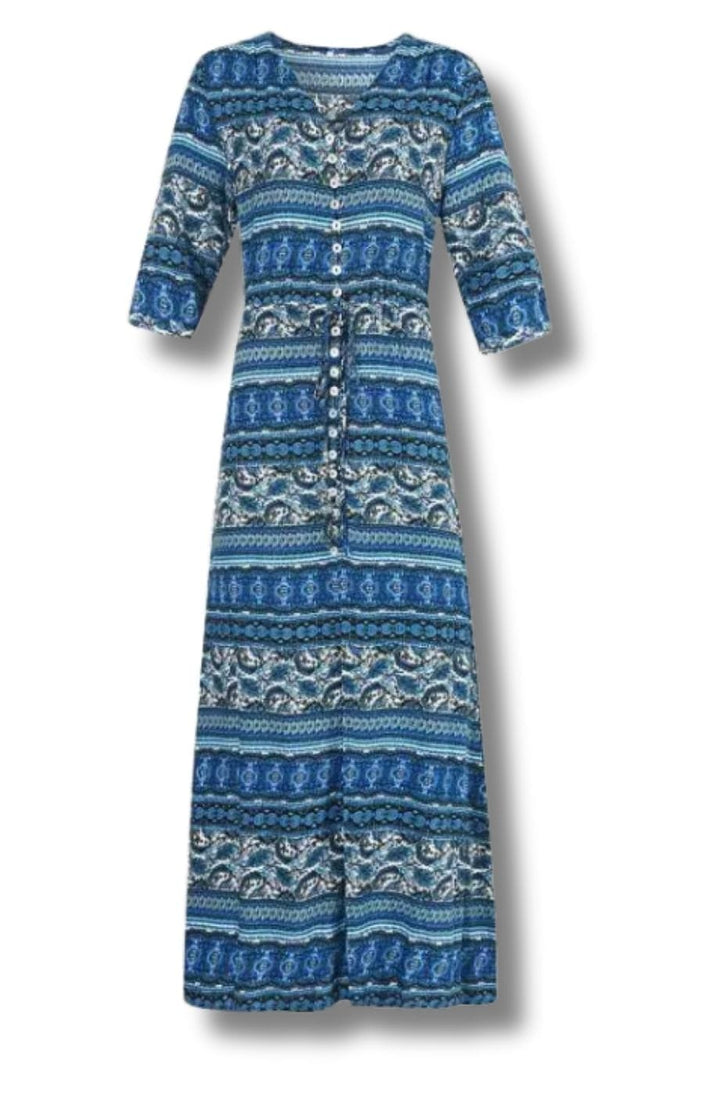 Robe Longue Bohème Hippie Chic | Reine Rustique