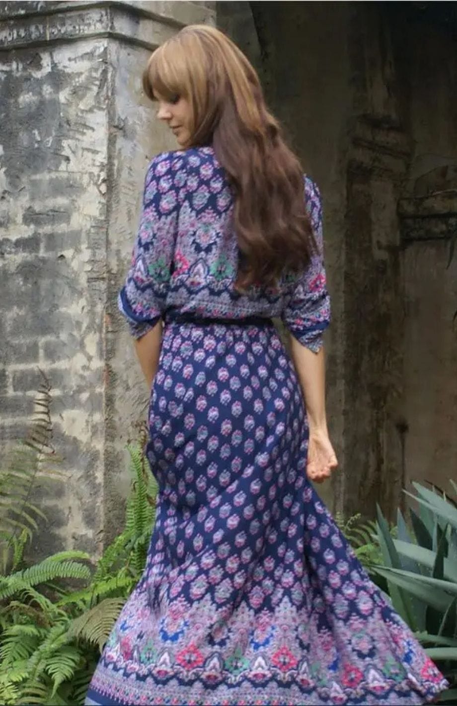 Robe Longue Bohème Hippie Chic | Reine Rustique