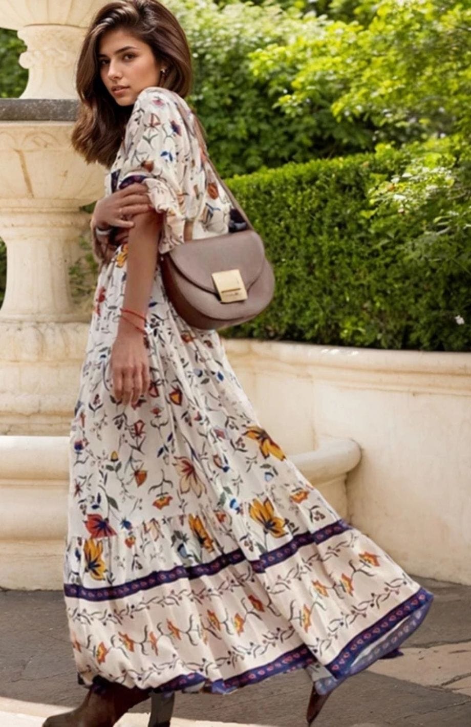 Robe Longue Bohème Italienne | Reine Rustique