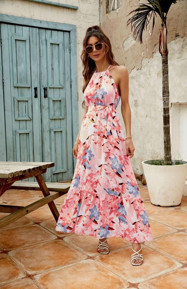 Robe Longue Campagnarde | Reine Rustique Red / S