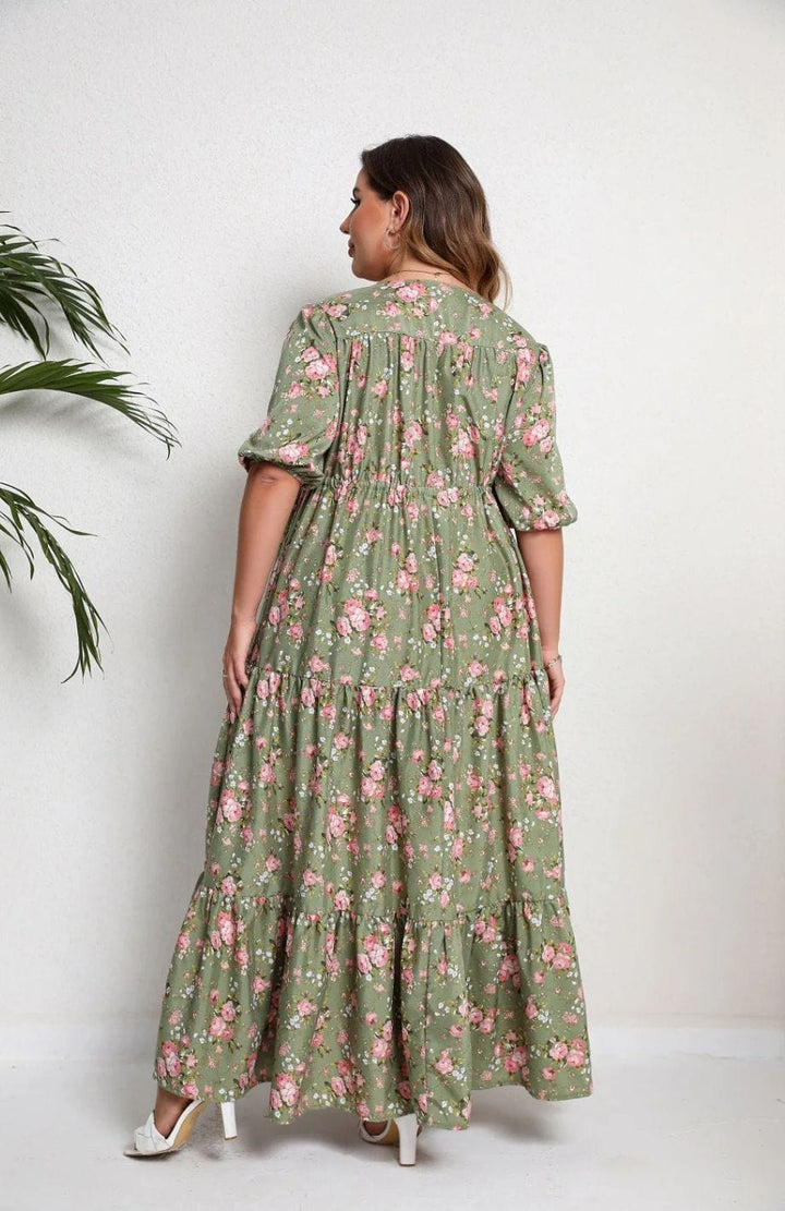 Robe Longue Champêtre Grande Taille
