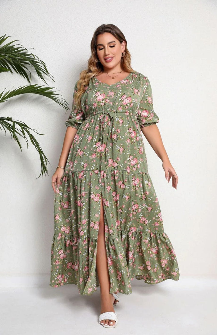 Robe Longue Champêtre Grande Taille