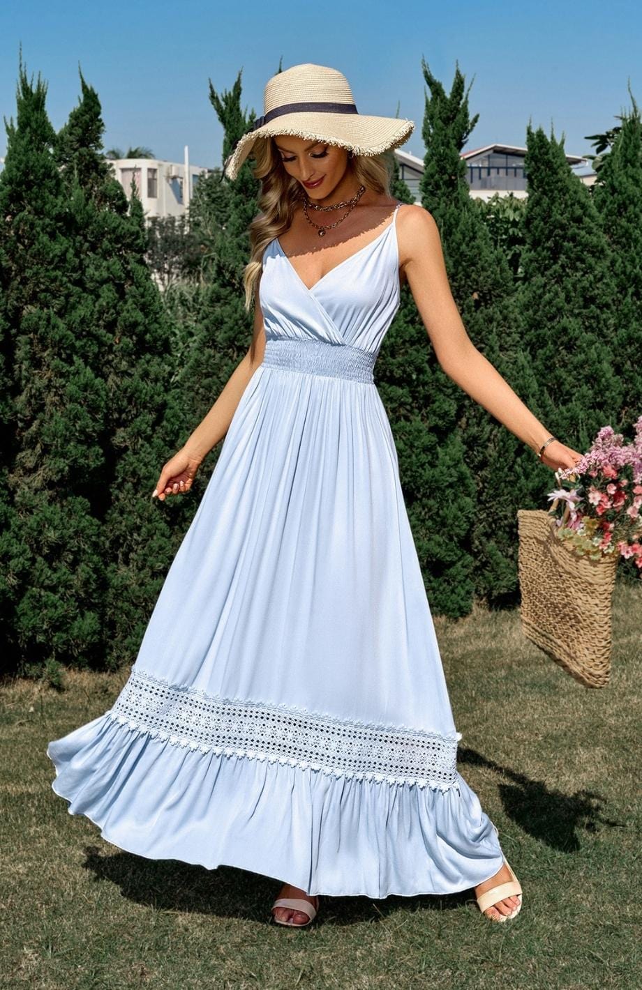 Robe Longue Champêtre Pour Mariage | Reine Rustique