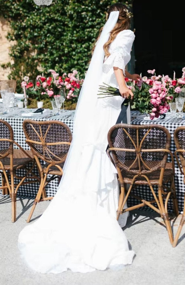 Robe Mariée Bohème Manche Longue | Reine Rustique
