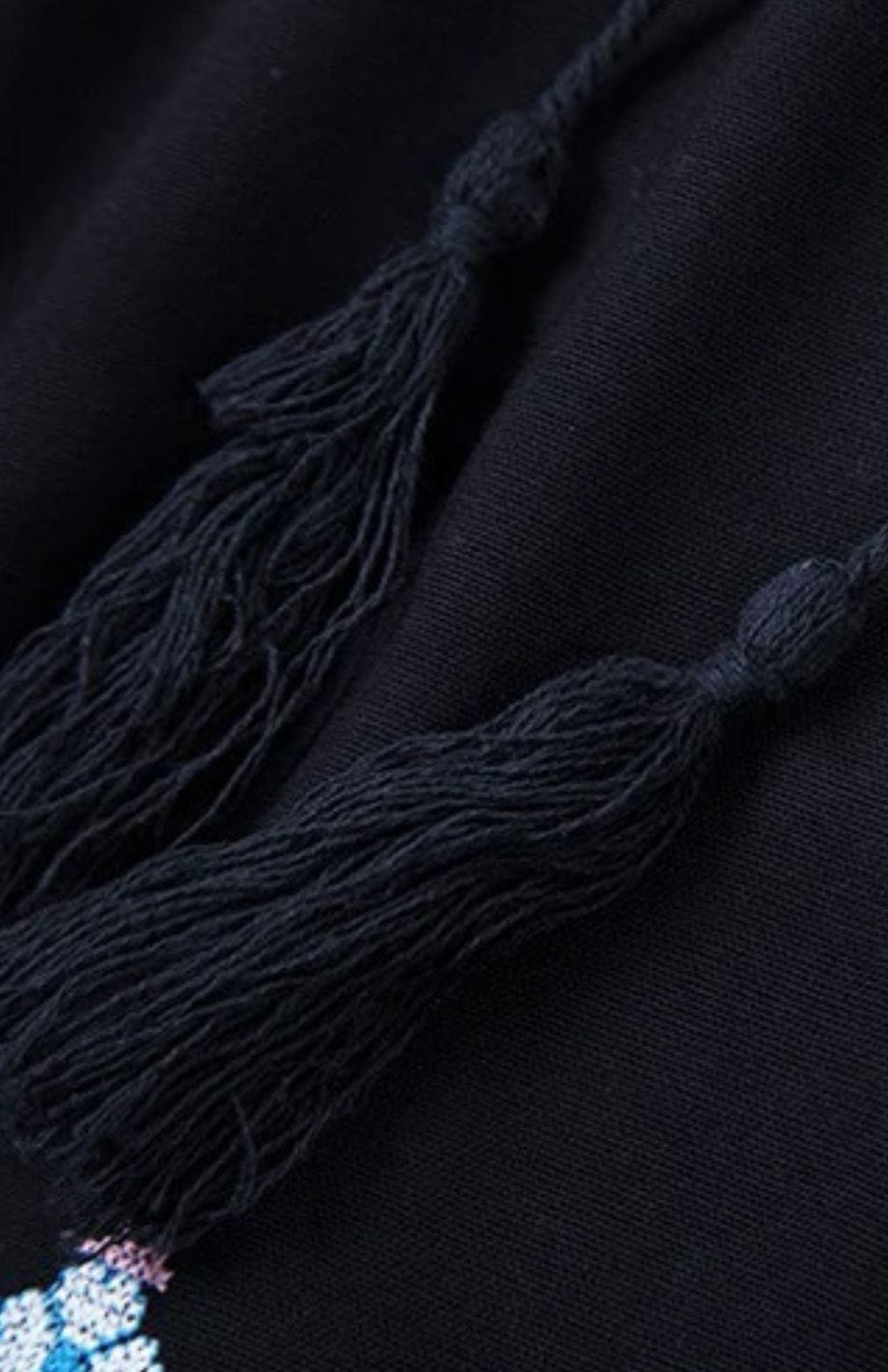 Robe Noire Bohème | Reine Rustique