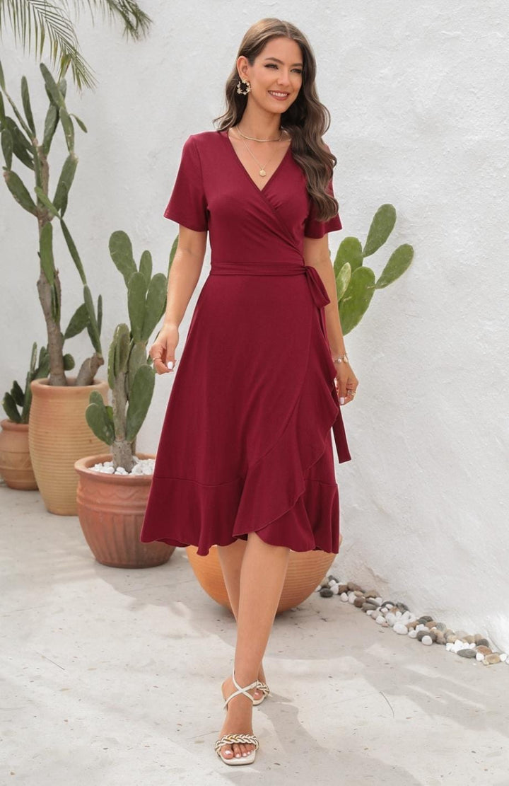 Robe Portefeuille Champêtre | Reine Rustique