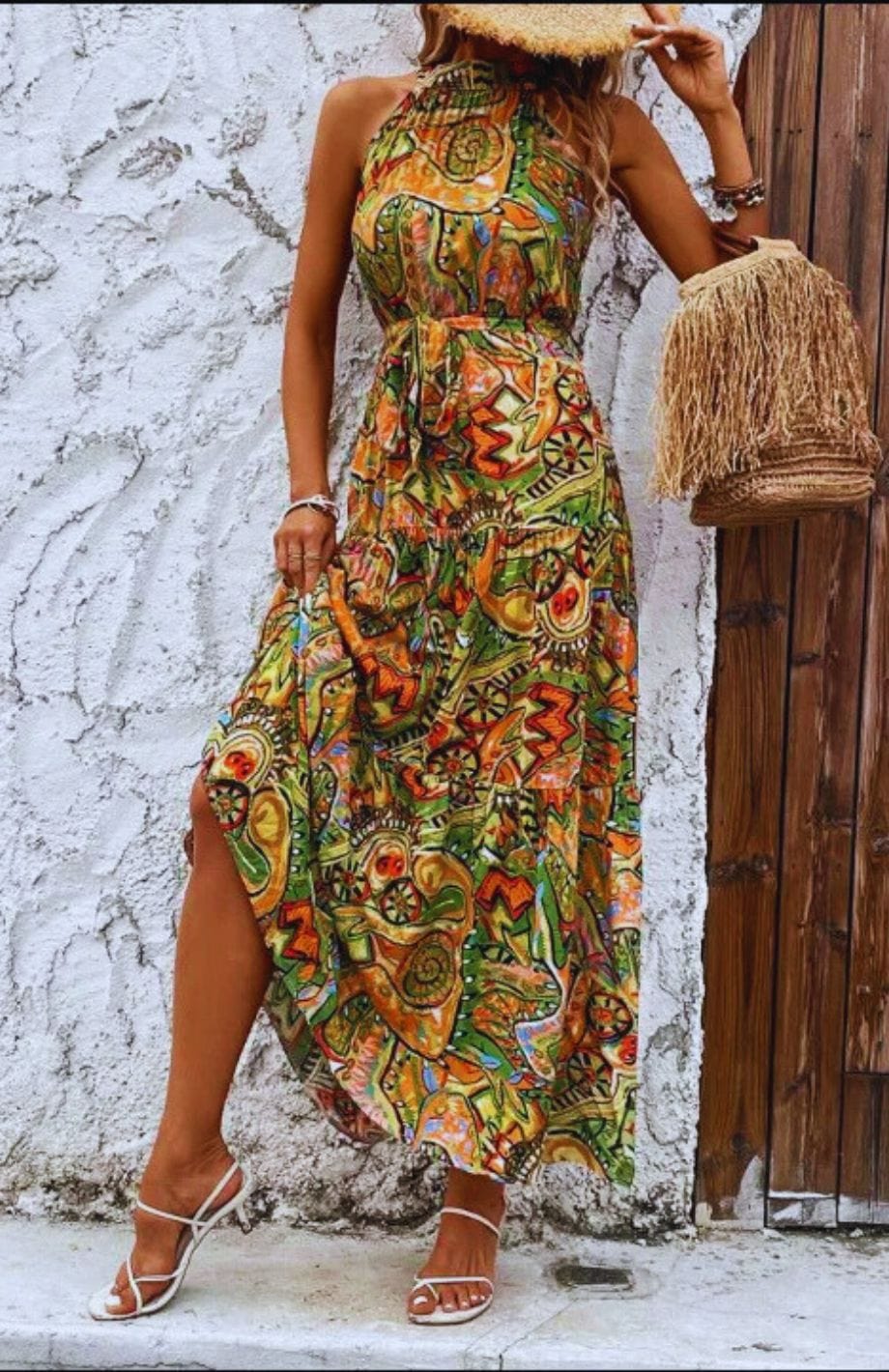 Robe Pour Mariage Campagnard | Reine Rustique VERT / S