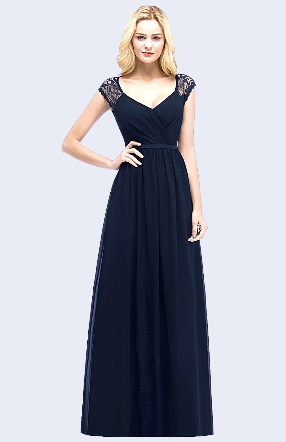 Robe Pour Mariage Chic | Reine Rustique BLEU MARINE / 2