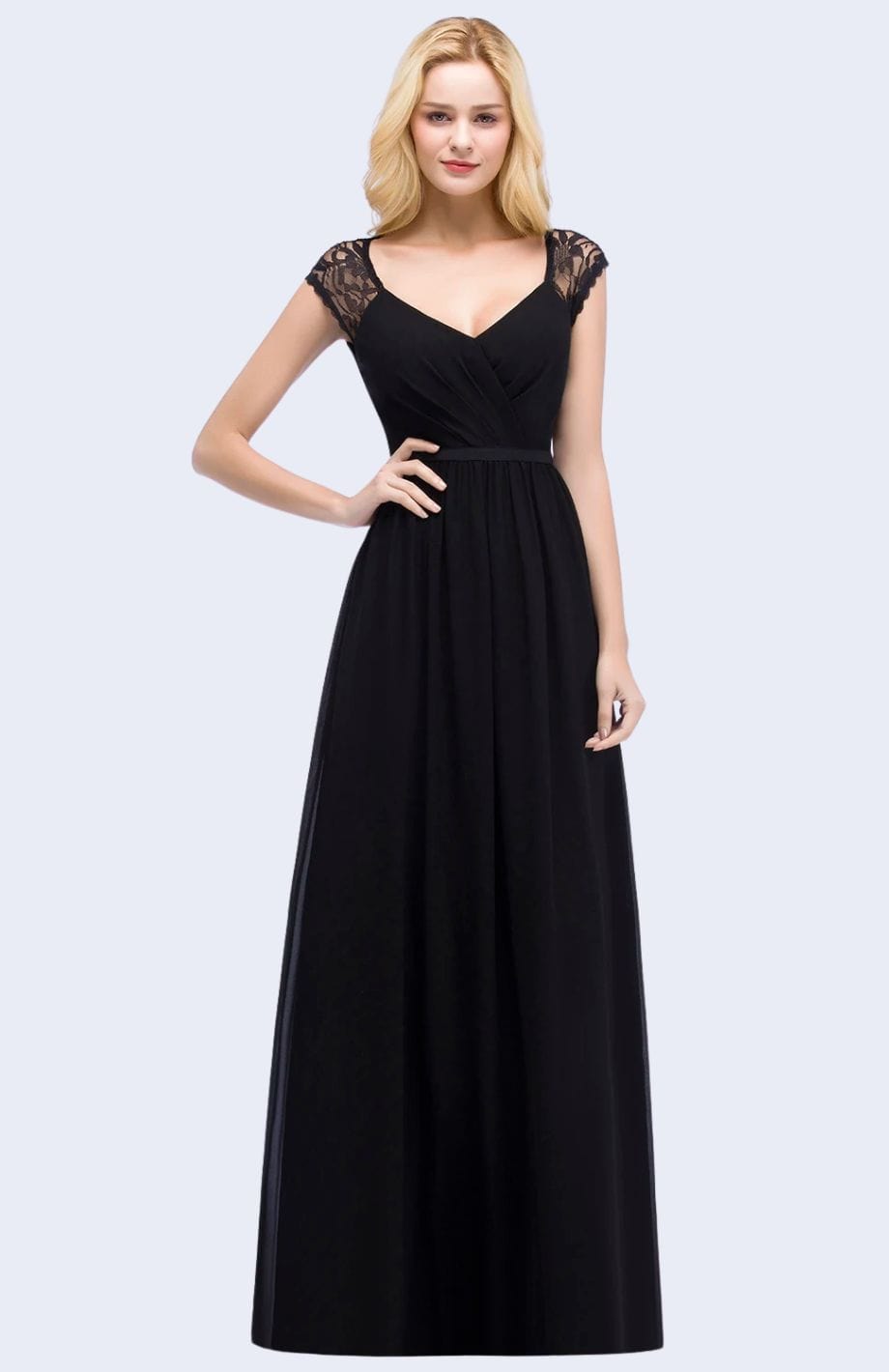 Robe Pour Mariage Chic | Reine Rustique NOIR / 2