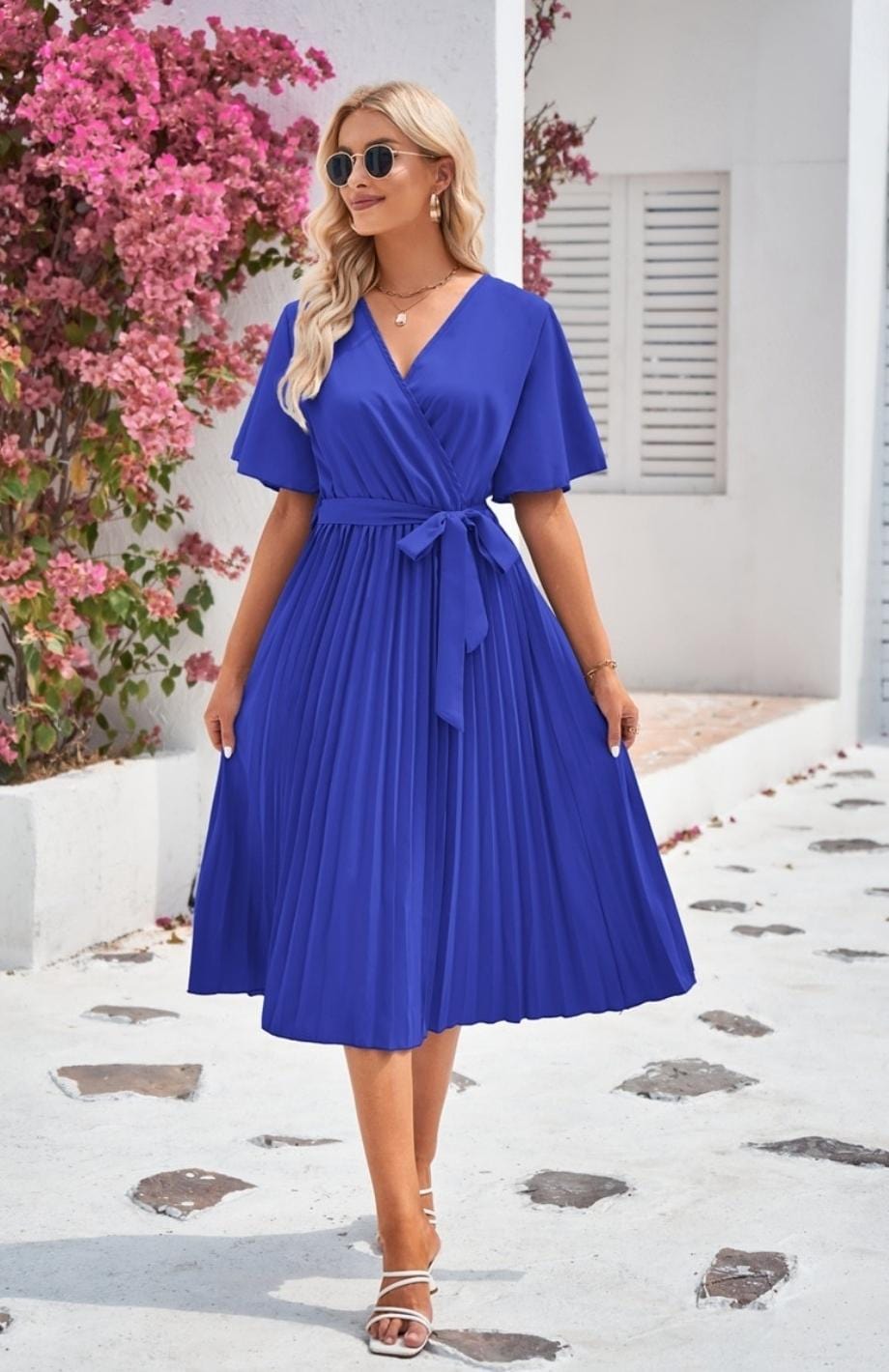 Robe Pour Mariage Thème Champêtre | Reine Rustique BLEU / S