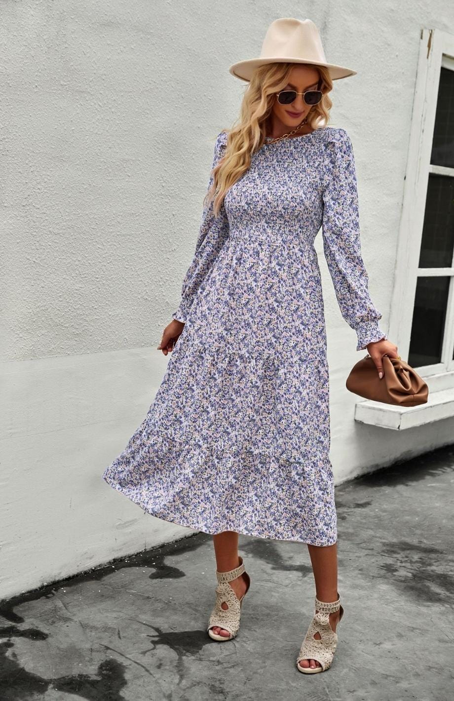 Robe Printanière Femme Reine Rustique