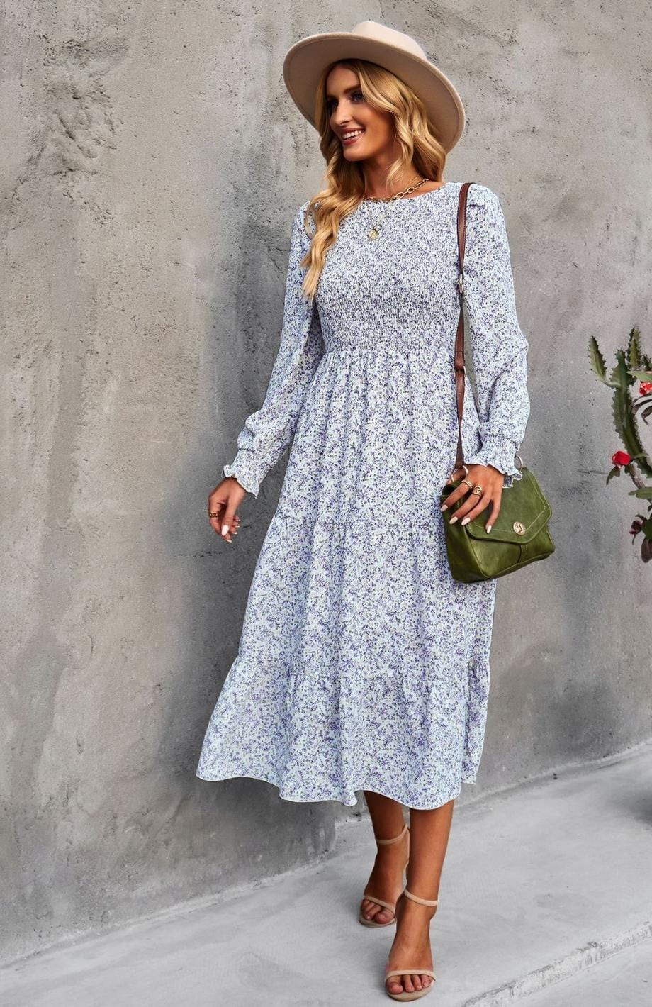 Robe Printanière Femme Reine Rustique
