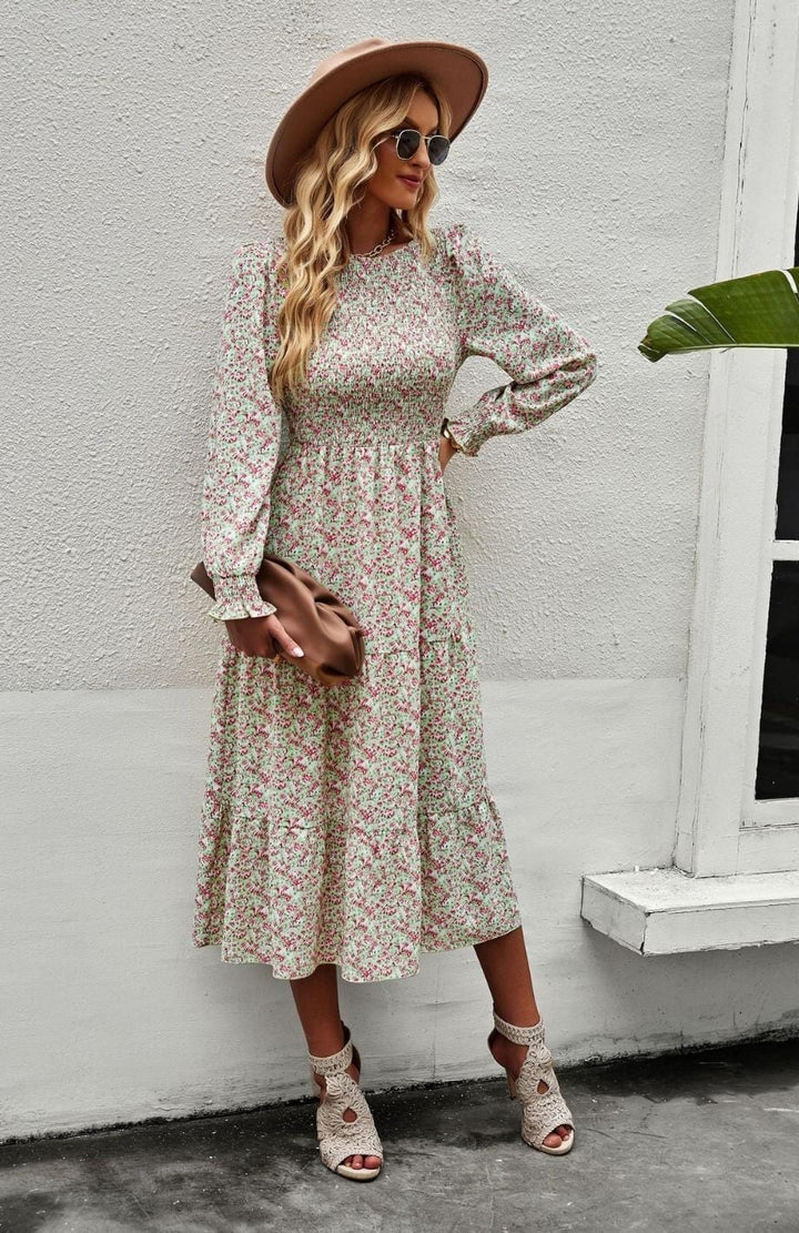 Robe Printanière Femme Reine Rustique
