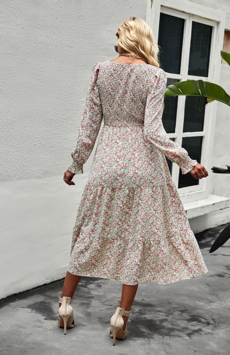 Robe Printanière Femme Reine Rustique