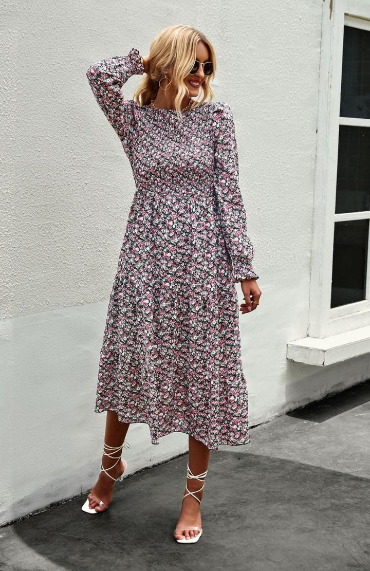 Robe Printanière Femme Reine Rustique