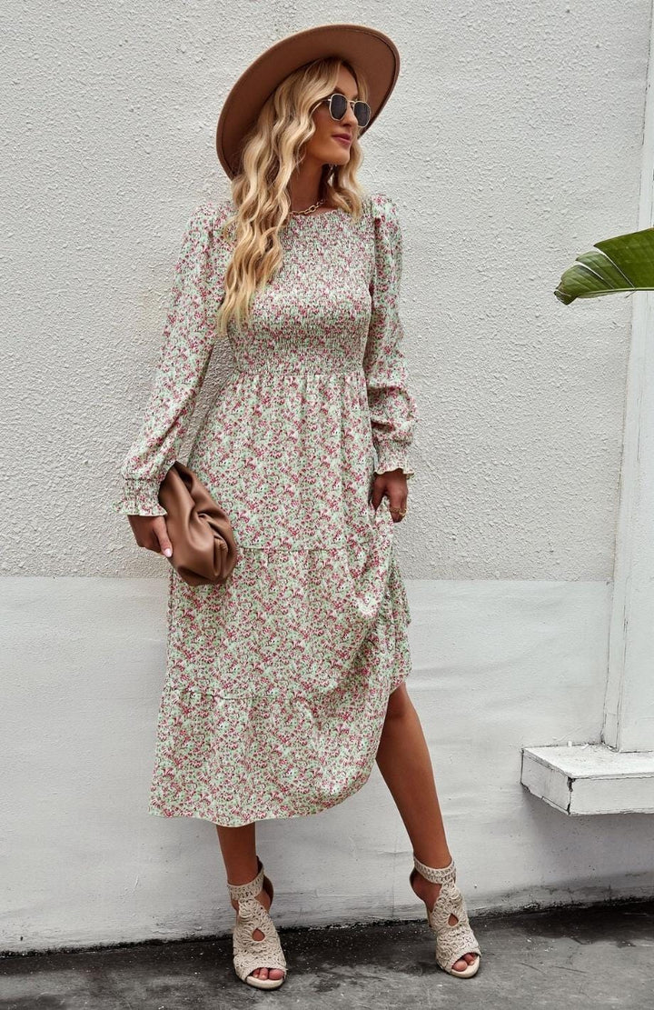 Robe Printanière Femme Reine Rustique