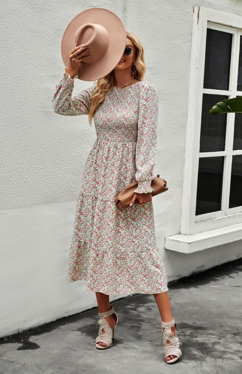 Robe Printanière Femme Reine Rustique