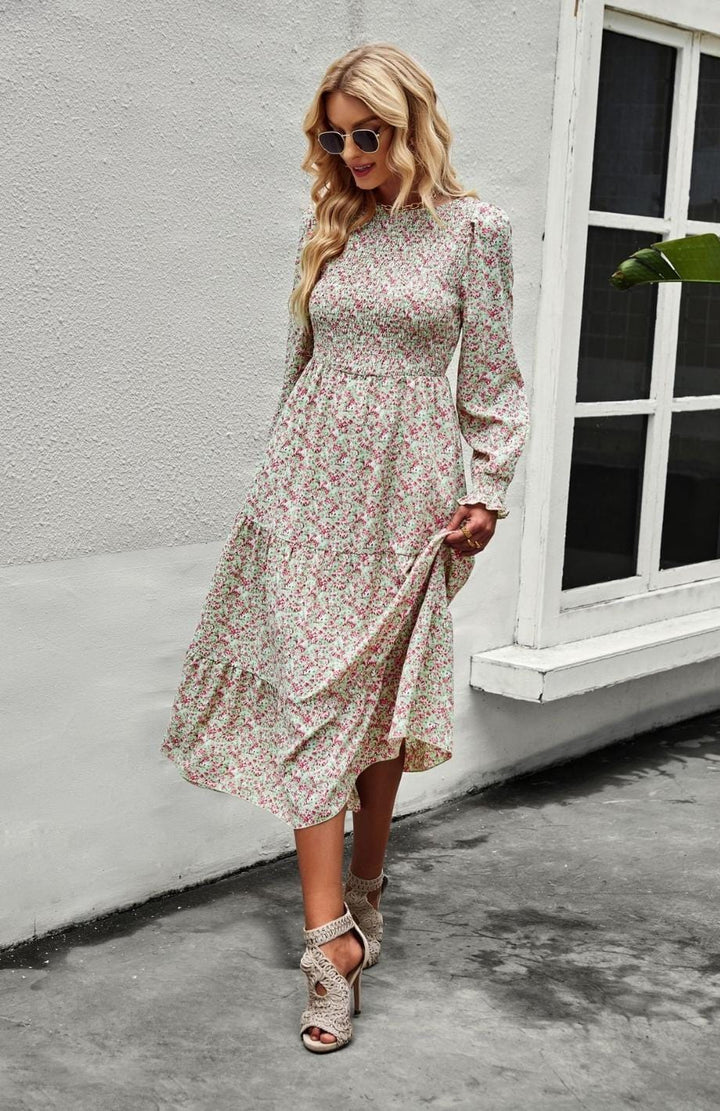 Robe Printanière Femme Reine Rustique ABRICOT / S