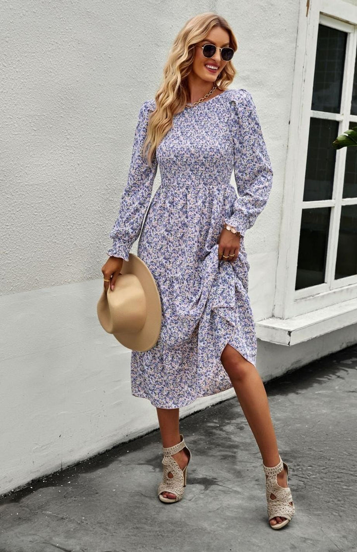 Robe Printanière Femme Reine Rustique VIOLET / S