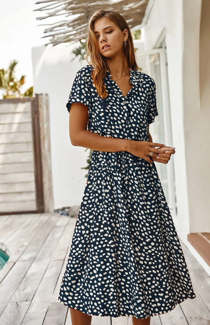 Robe Printanière Mi Longue