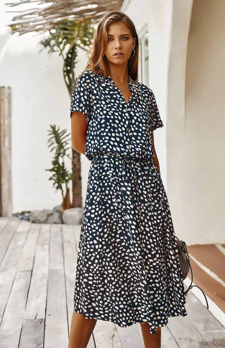 Robe Printanière Mi Longue