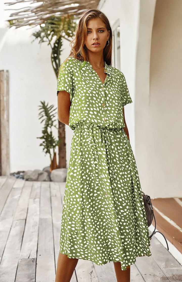 Robe Printanière Mi Longue