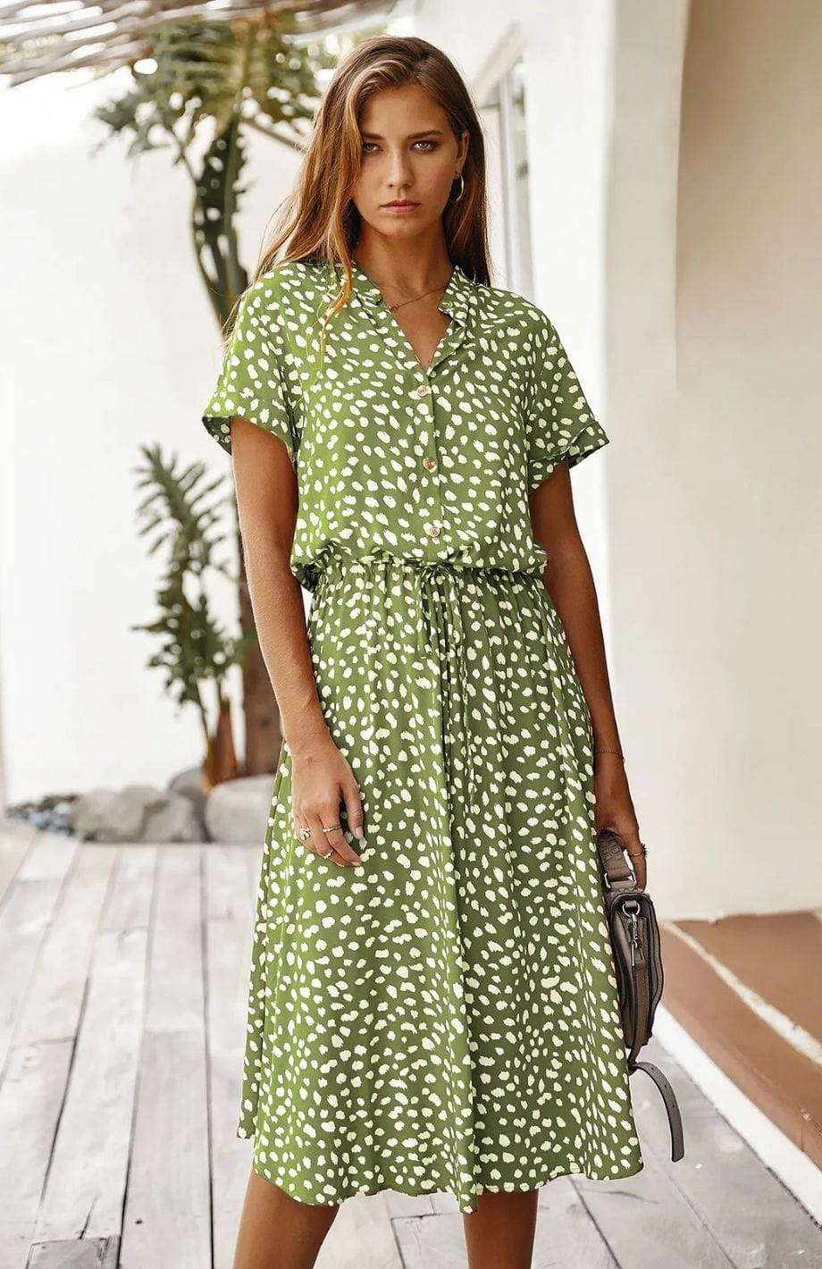 Robe Printanière Mi Longue