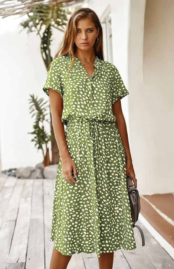 Robe Printanière Mi Longue