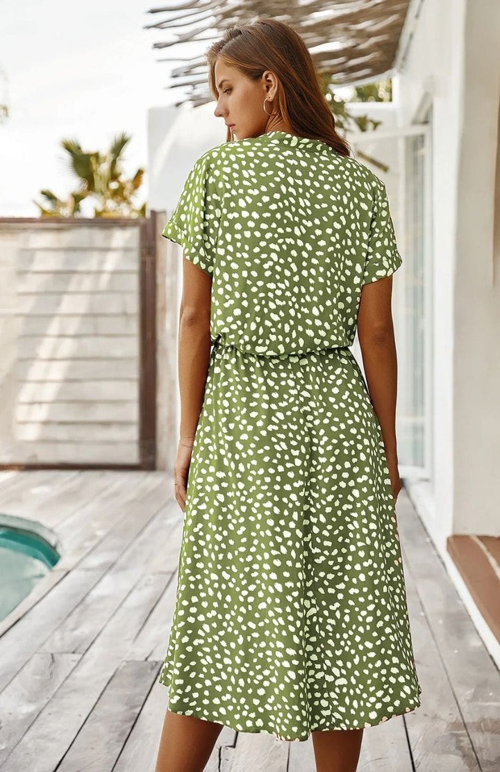 Robe Printanière Mi Longue