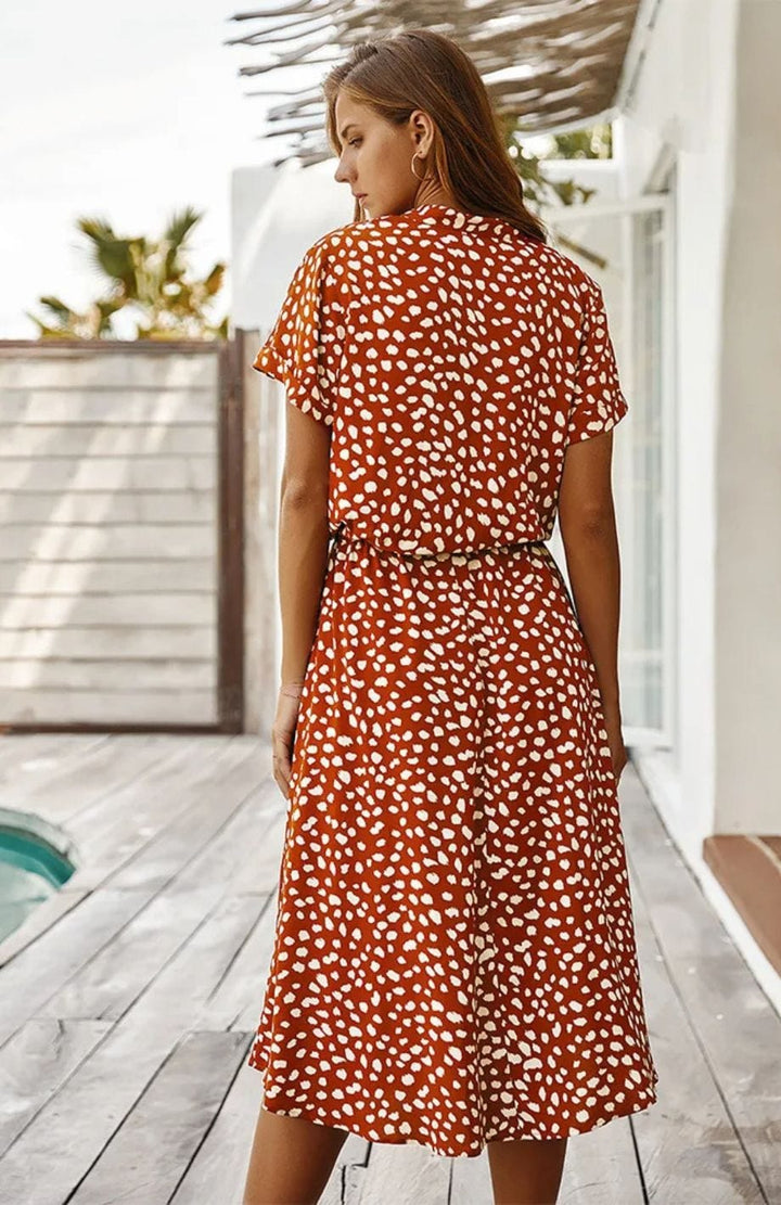 Robe Printanière Mi Longue