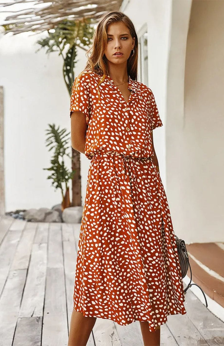 Robe Printanière Mi Longue