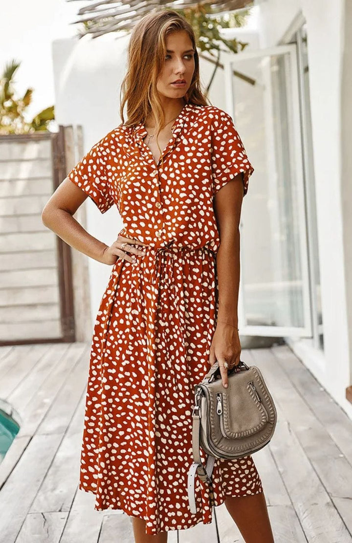 Robe Printanière Mi Longue