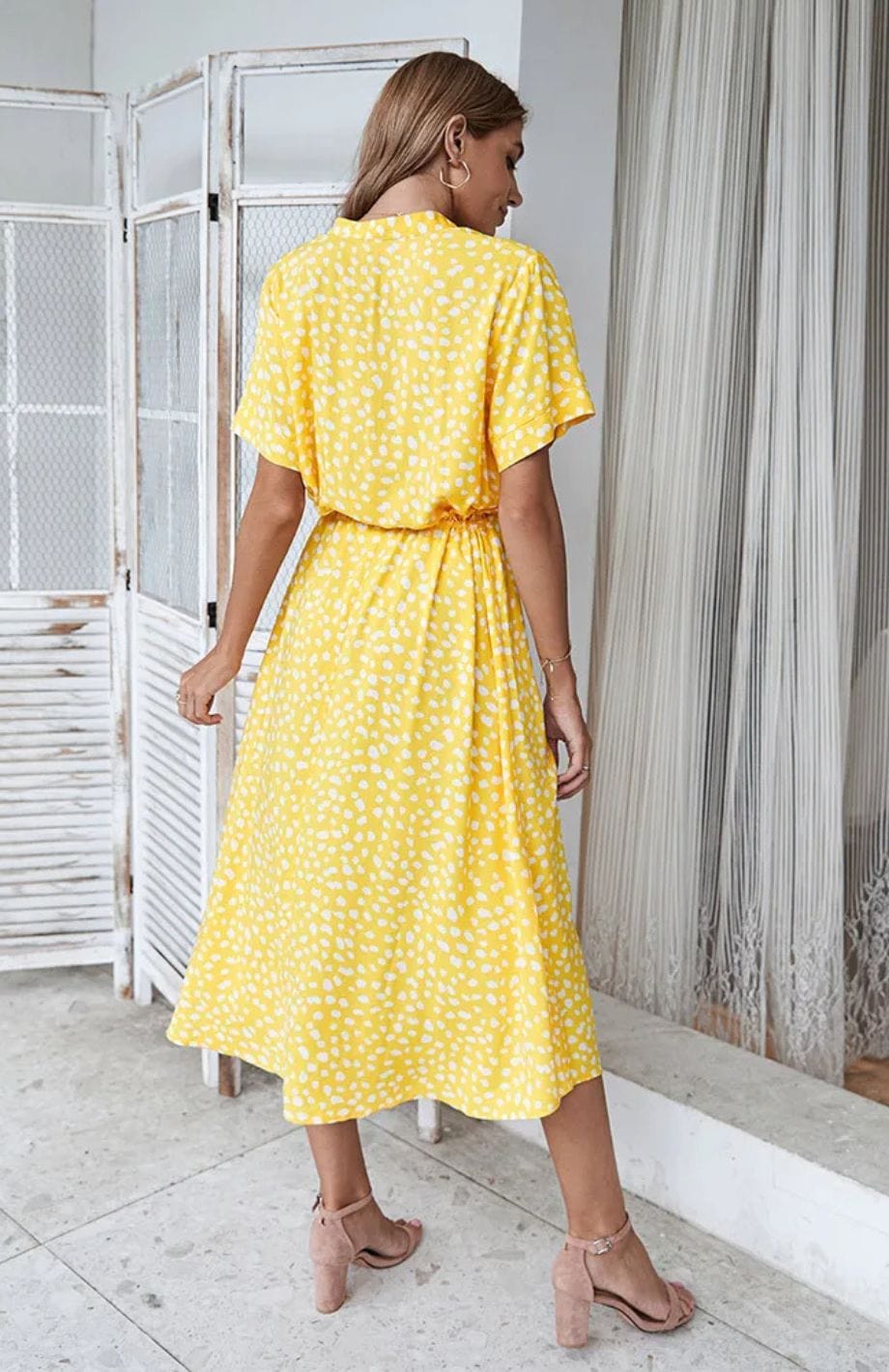 Robe Printanière Mi Longue