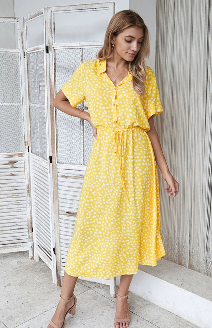 Robe Printanière Mi Longue