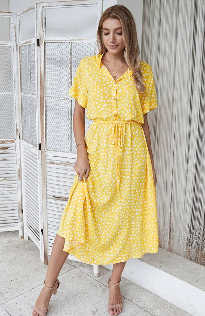 Robe Printanière Mi Longue