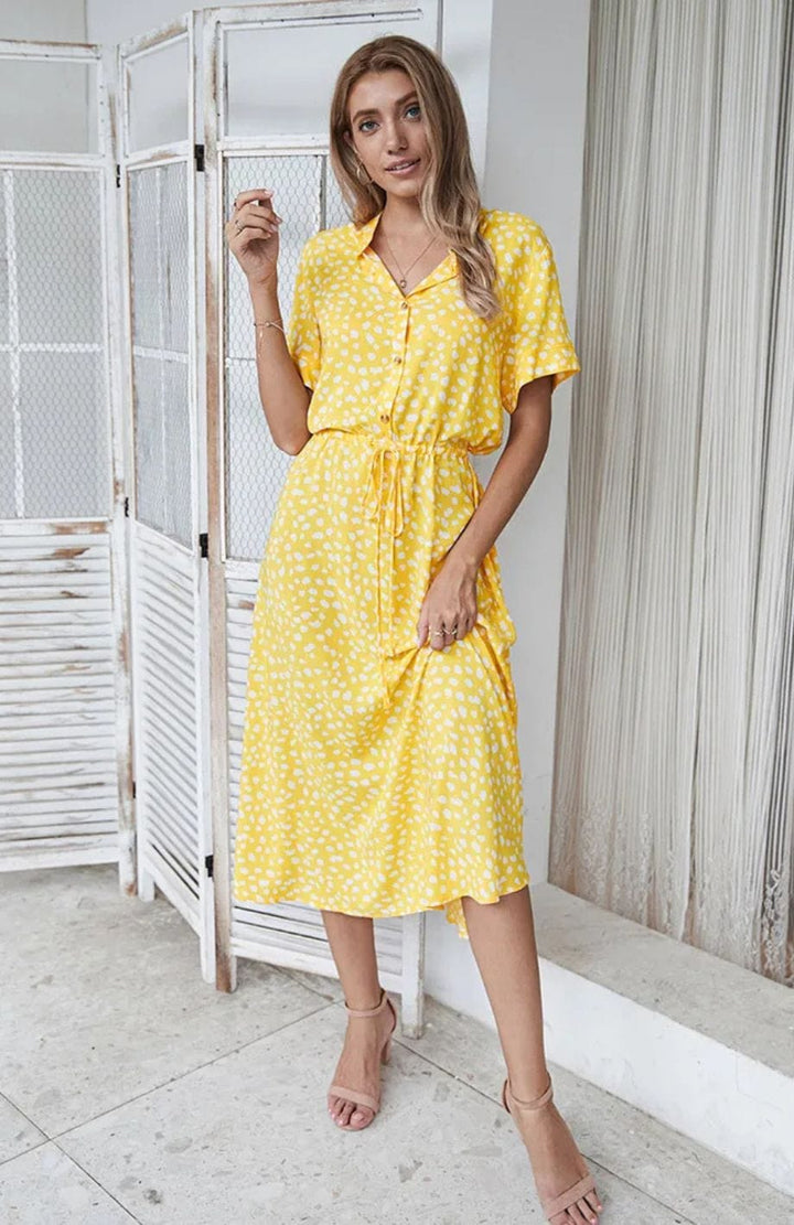 Robe Printanière Mi Longue