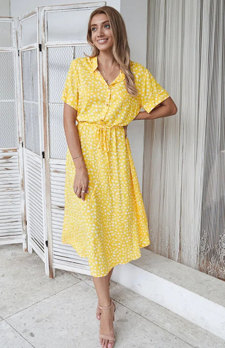 Robe Printanière Mi Longue